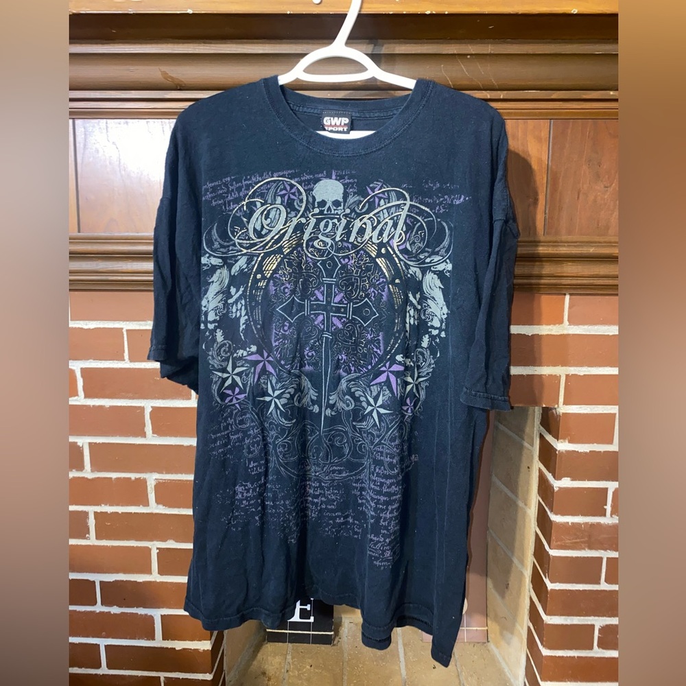 Men's Black Graphic T-Shirt